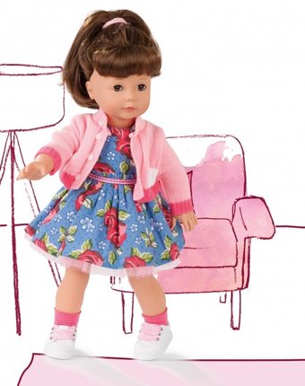 Миниатюра фотографии Gotz кукла елизавета шатенка сад роз 46 см