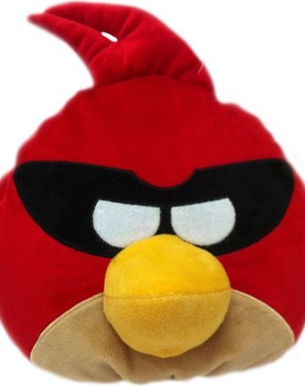 Миниатюра фотографии Подушка декоративная angry birds красная птица 25 см
