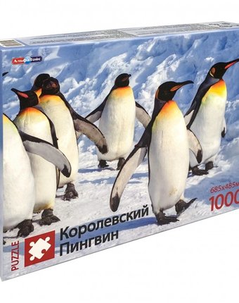 Миниатюра фотографии Альфатойс пазлы императорский пингвин (1000 элементов)