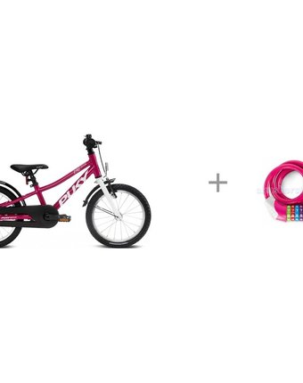 Миниатюра фотографии Велосипед двухколесный puky cyke 16 и велозамок кодовый ks