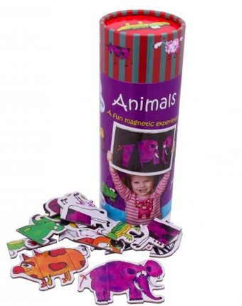 Миниатюра фотографии The purple cow магнитная игра животные