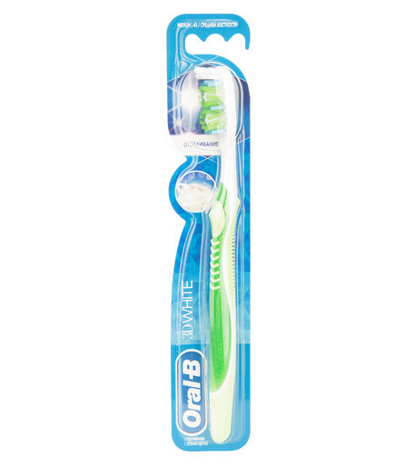Зубная щетка Oral-B 3D White средняя жесткость