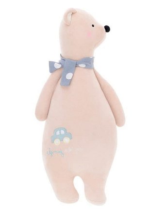 Мягкая игрушка Super01 Медведь 50 см цвет: розовый