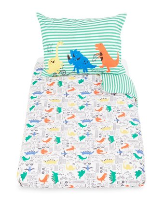 Миниатюра фотографии Набор "динозаврик" mothercare для детской кроватки, зеленый