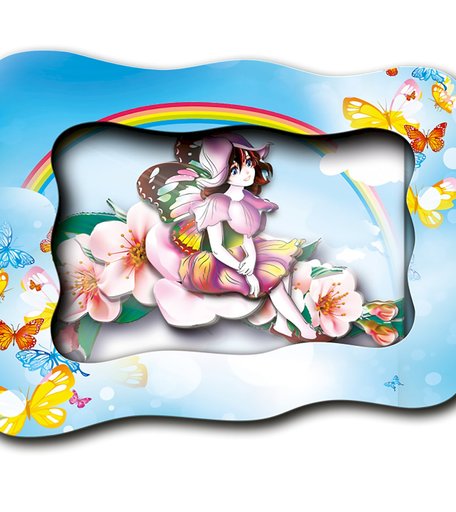 Хобби и Творчество VIZZLE Объемная картина Фея Радуга