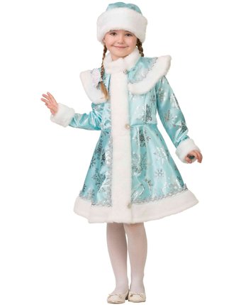 Миниатюра фотографии Карнавальный костюм батик снегурочка