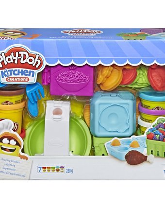 Набор для лепки из пластилина Play-Doh Готовим обед красный