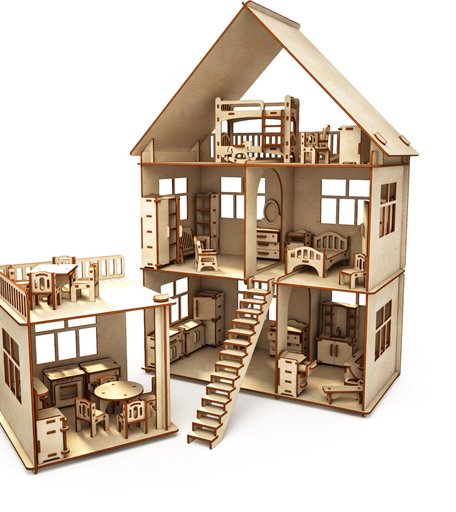 Конструктор-кукольный домик ХэппиДом \