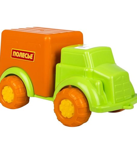 Фургон Полесье Антошка цвет: оранжево-салатовый