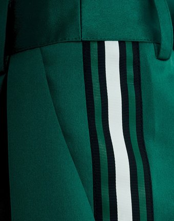 Миниатюра фотографии Зеленые брюки с лампасами gulliver