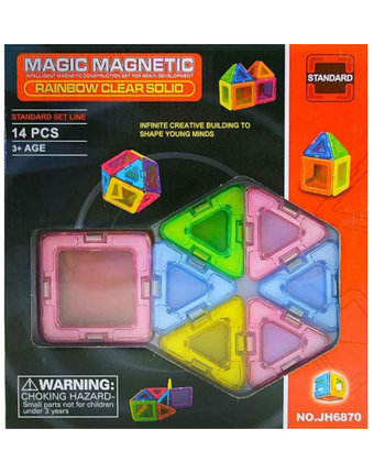 Миниатюра фотографии Магнитный конструктор наша игрушка (14 дет.)