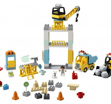 Конструктор Lego Башенный кран на стройке