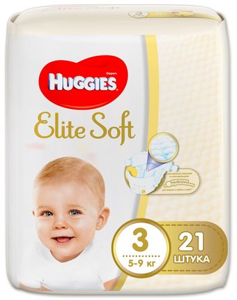 Подгузники Huggies Elite Soft (5-9 кг) шт.
