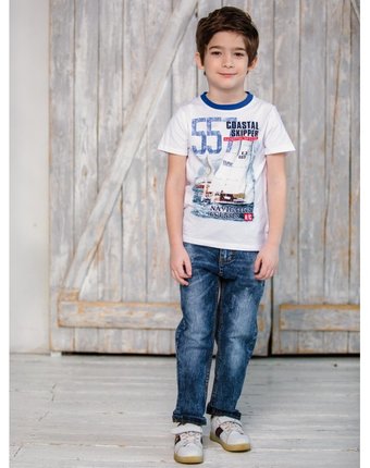 Миниатюра фотографии Sweet berry брюки джинсовые для мальчика парусный спорт 913037