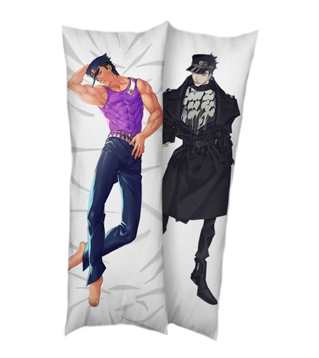 Подушка декоративная Super01 Джотаро Куджо Невероятные приключения ДжоДжо подушка, наволочка 150 х 50 см