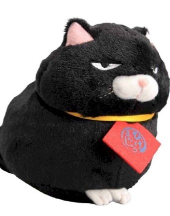 Миниатюра фотографии Мягкая игрушка super01 кот kuromame 20 см цвет: черный