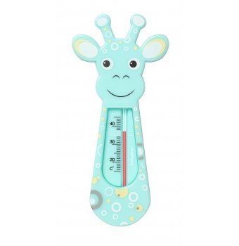 Термометр для купания BabyOno  Жирафик, цвет: бирюзовый