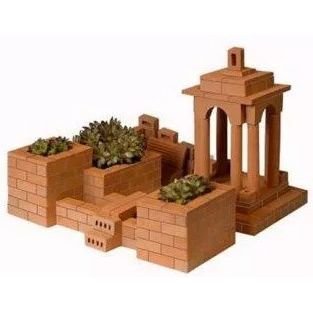 Миниатюра фотографии Конструктор brickmaster керамический садик