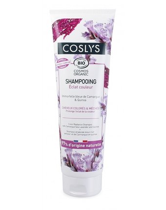 Миниатюра фотографии Coslys шампунь для окрашенных и осветленных волос с морской лавандой 250 мл