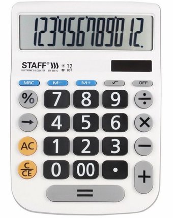 Staff Калькулятор Plus настольный DC-999-12