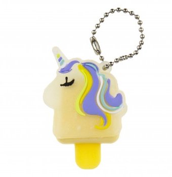 Миниатюра фотографии Бальзам для губ "ice-cream unicorn" с нежным ароматом ванили lukky