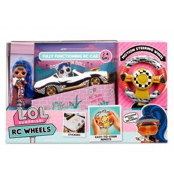 Миниатюра фотографии Машина l.o.l. j.k. r/c wheels с куклой в комплекте, многоцветный