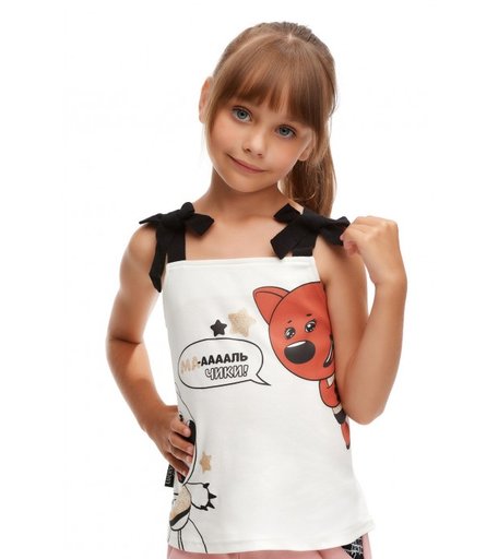 Lucky Child Майка для девочки Ми-Ми-Мишки