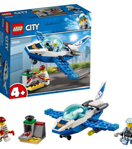 Конструктор LEGO City Police 60206 Воздушная полиция: патрульный самолёт