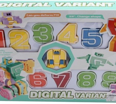 Наша Игрушка Игровой набор Трансформеры робот-цифры