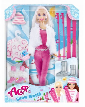 Миниатюра фотографии Toys lab набор кукла ася зимняя красавица 2