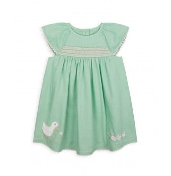 Платье "Мама-уточка и утята", зеленый