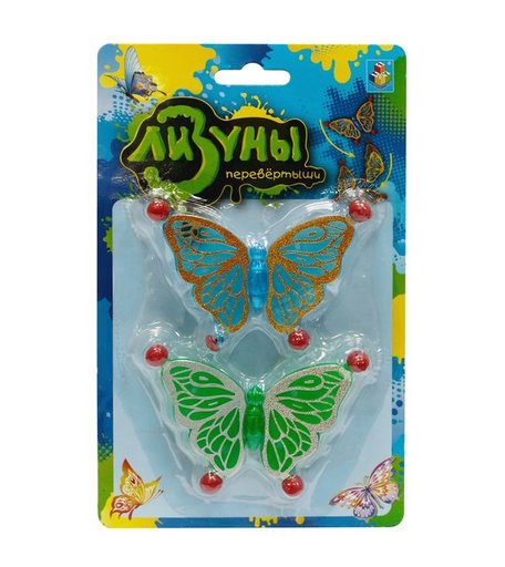 Лизун 1Toy Перевертыши Бабочка 8.5 см