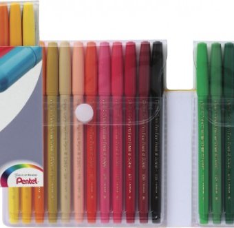 Фломастеры Pentel Color Pen 24 цвета