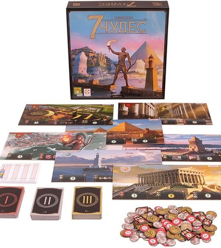 Стиль жизни Настольная игра 7 чудес на русском