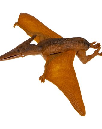 Миниатюра фотографии Интерактивный динозавр 1toy динозавр: птеранодон 26 см цвет: коричневый