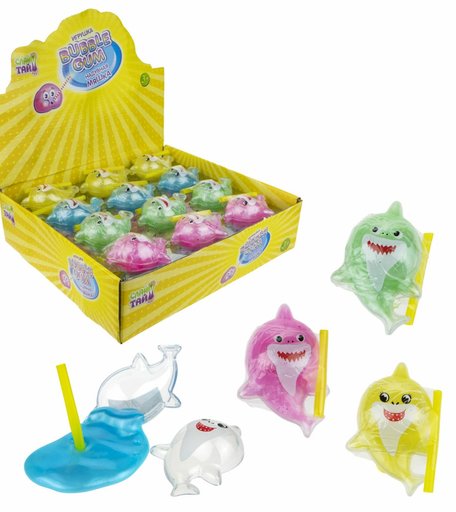 Слайм Слайм тайм Bubble Gum Акуленок,