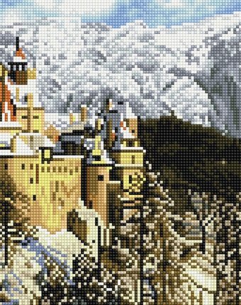 Molly Картины мозаикой Замок Дракулы в Румынии 30х30 см