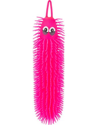 Антистресс игрушка Игруша розовая гусеница 28 см