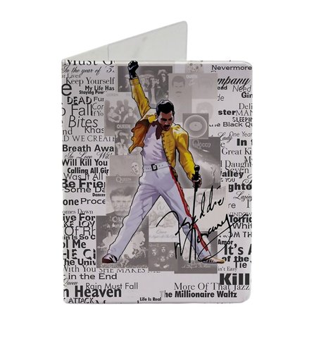 Обложка для паспорта А5 Super01 Фредди Меркьюри