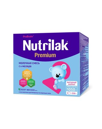 Миниатюра фотографии Молочная смесь nutrilak premium, 1050 г с 6 месяцев