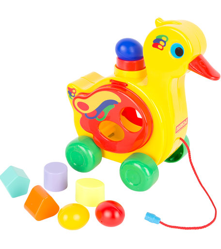 Каталка Полесье Уточка-несушка, 23 см