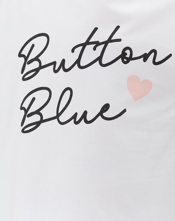 Миниатюра фотографии Белая ночная сорочка button blue