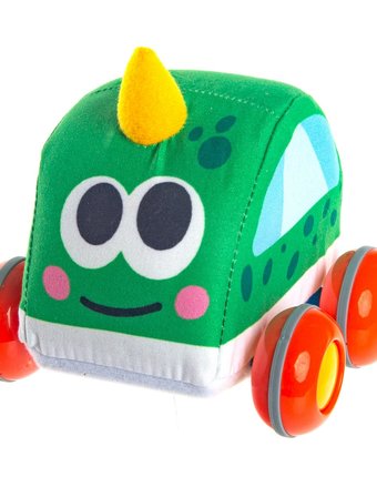 Мягкая игрушка Мокас Машинка Басси 11 см цвет: зеленый