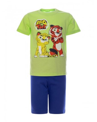 Миниатюра фотографии Утёнок комплект для мальчика лео и тиг (футболка и шорты)
