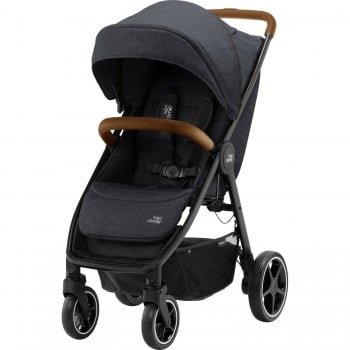 Прогулочная коляска Britax Roemer B-Agile R, Black Shadow, Brown, черный