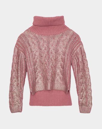 Миниатюра фотографии Розовый свитер теплый gulliver