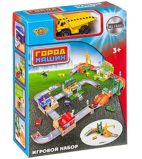 Yako Набор игровой Мини-паркинг Стройплощадка