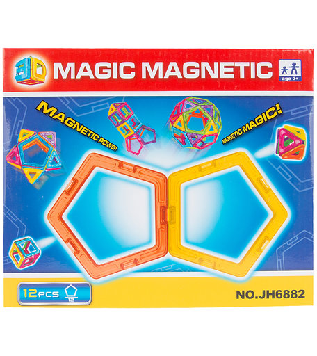Магнитный конструктор Игруша , 12 дет.