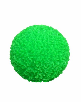Миниатюра фотографии Мяч 1toy «снежок» со светом, d-6.5 см, зеленый