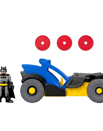 Миниатюра фотографии Игровой набор imaginext dc super friends техника с аксессуарами batman rally car